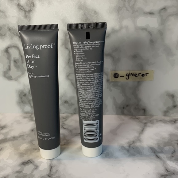2x Living Proof Travel Size Perfect Hair Day (PHD) 5-In-1 Styling Treatment - Picture 2 of 6